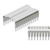 Aluminium Carriers Precision DIP IC-Sockets THT Through hole
